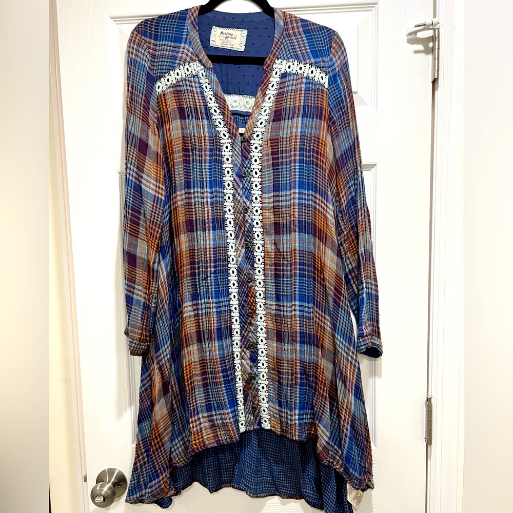 ANTHROPOLOGIE PLAID DRESS